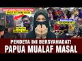 ISLAM DI PAPUA ADALAH AGAMA PERTAMA! NYATA MUSLIM PEDALAMAN SHOLAT DI TENGAH HUTAN MASJID SEADANYA