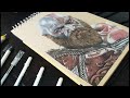 Como dibujar a Kratos de God of War 🗡 | Timelapse #anime #godofwar