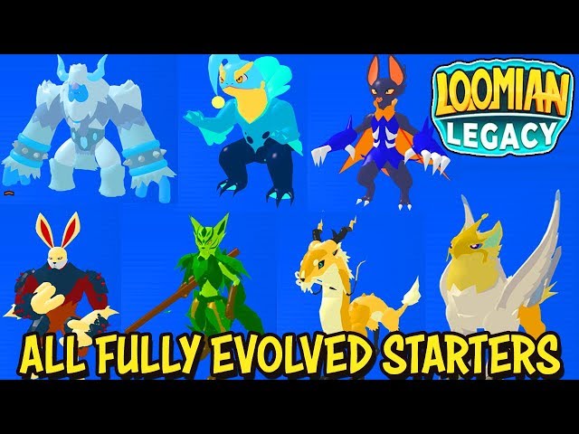 Loomian Legacy Starter Evolutions 2023 - LldCalculator