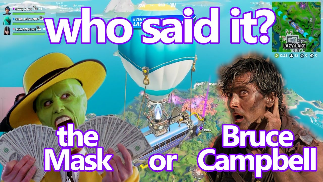 Who Said It: The Mask or Bruce Campbell?