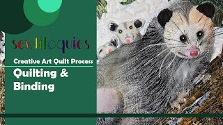 Famous Quilting and Binding ~ Creative Art Quilt Process ep 6 Net Worth