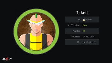 IRKED - HACK THE BOX (HTB) | WALKTHROUGH | R0X4R