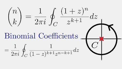 Complex Analysis: Integral Representations of Binomial Coefficients