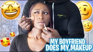 VLOGMAS DAY 15| My Boyfriend Did My Makeup And It Turned Out..