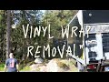 #reissurekka DIY travel boxtruck - Vinyl wrap removal