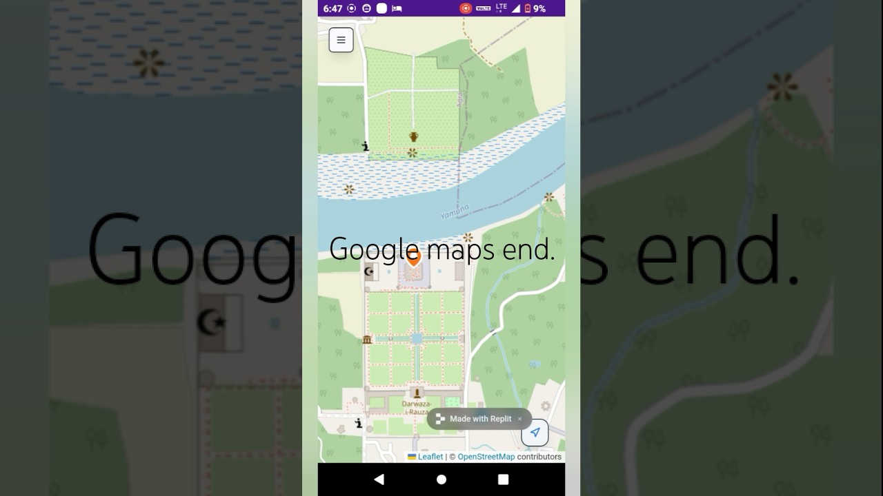 Google maps end. growing startup challenge day 2. 