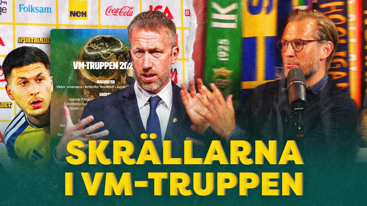Skrällarna i Potters trupp | Martin Åslund inför cupfinalen | Thomas Stenström om Sveriges VM-låt