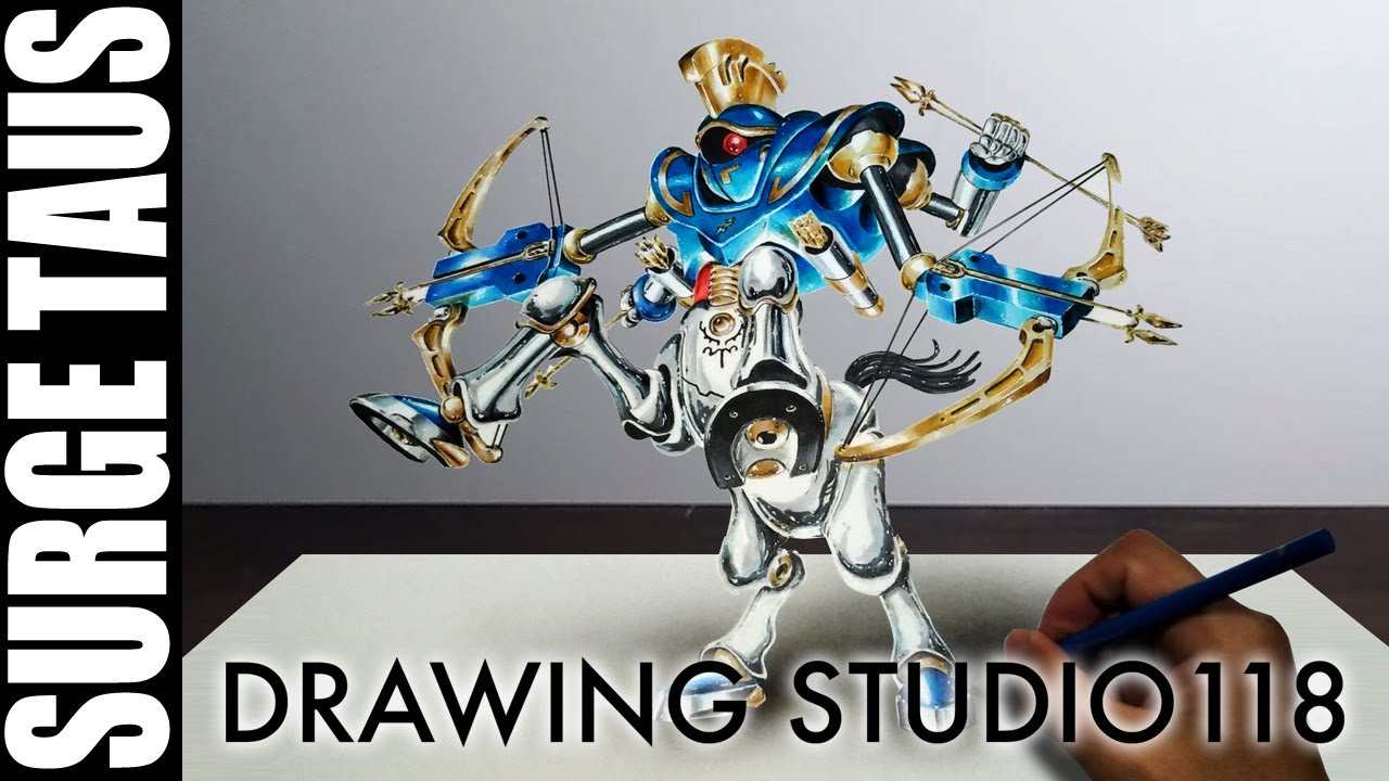 ドラクエ サージタウス イラストメイキング Drawing Studio 118 Youtube
