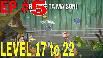 swamp attack - episode 5 -level 17 to 22 ! gameplay ( Walkthrough ) _ GamezMello
