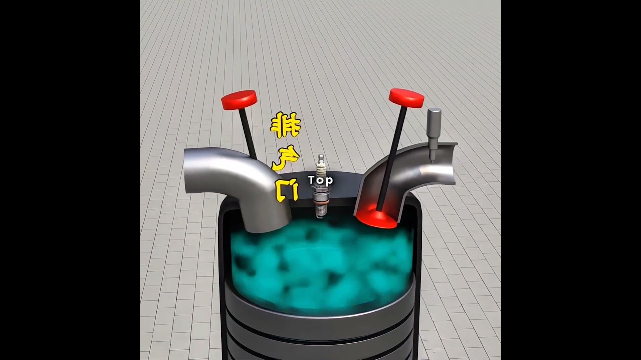 How a Firecracker Accidentally Invented the Car Engine 🔥 #engineering #engine #technology #3danimati