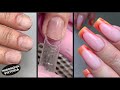 Яркий, летний френч/Моделирование ногтей/ Adrian nails/ Арочные формы