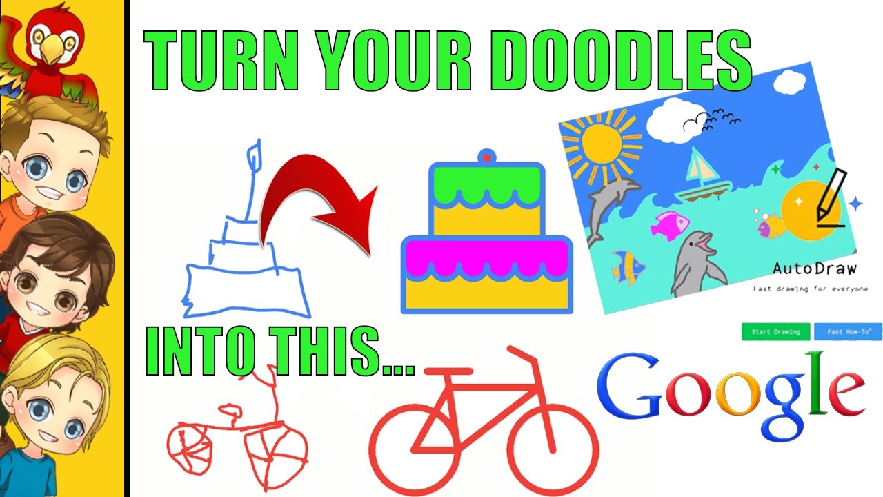 Turning doodles into drawings with Google's AutoDraw