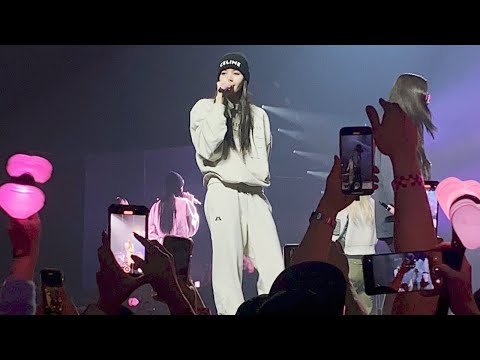 Gorgeous Lisa with beanie hat at Blackpink Born Pink World Tour Hamilton Day-1! Soundcheck