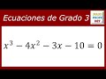 ECUACIONES DE TERCER GRADO - Ejercicio 3