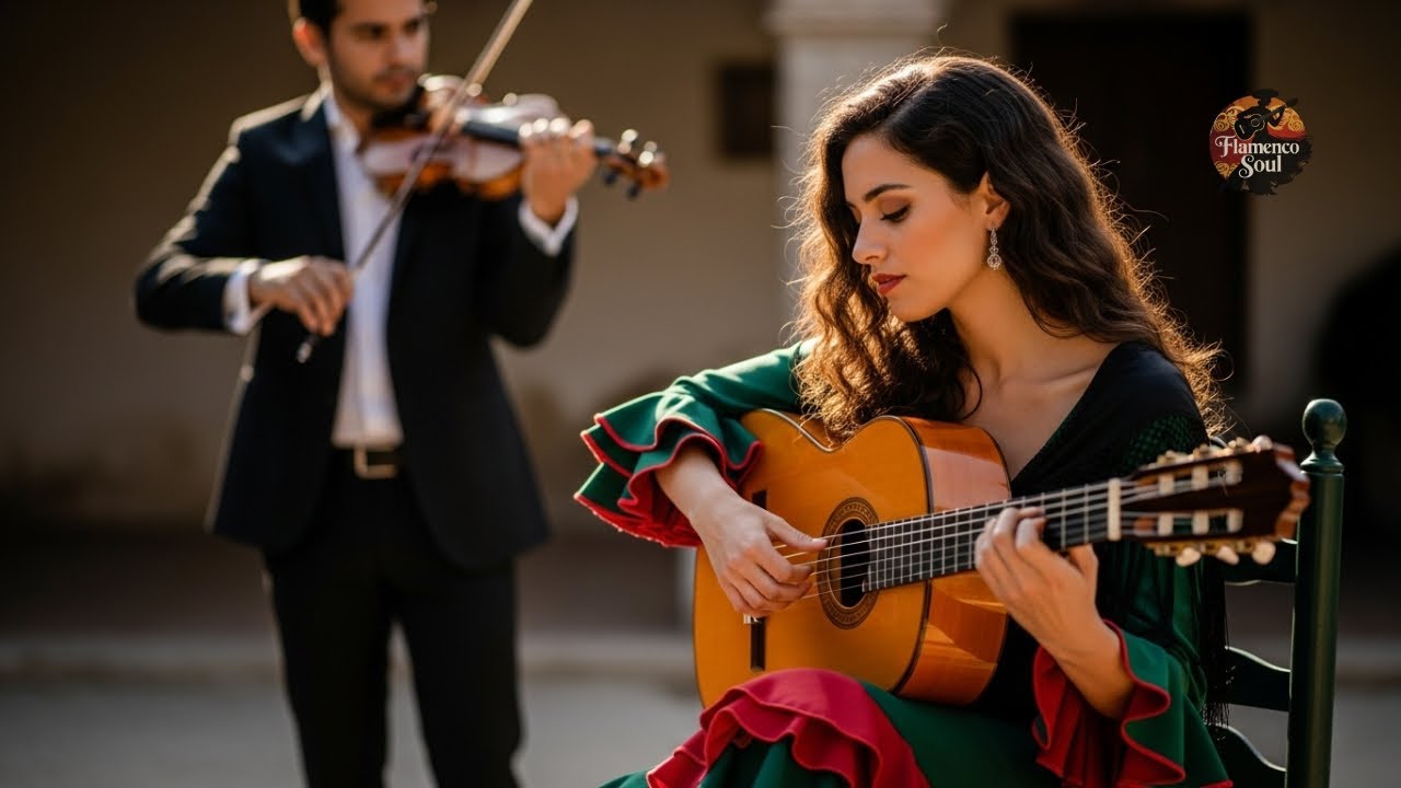 Romantic Flamenco Violin Live – Spanish Instrumental Fusion for Relax & Study