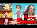 Teach and Coach Reaction to American Dad   Best of Steve's singing Compilation