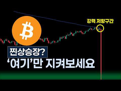 비트코인전망, 찐상승장은 '여기'돌파부터 시작입니다