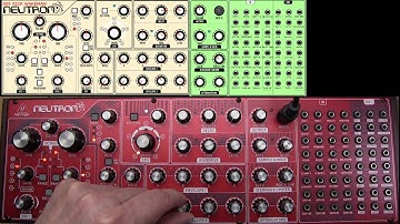 Behringer Neutron Tutorial 9 How Moogy is the Neutron