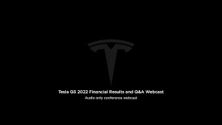 Tesla Q3 2022 Financial Results And Q&A Webcast