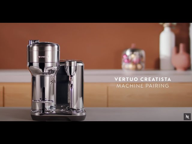 step YouTube Creatista Step - preparations and coffee by Nespresso Vertuo - milk