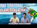 COREANOS REACCIONAN a LOS 10 PAÍSES CON MAYOR MAR TERRITORIAL de AMÉRICA LATINA !