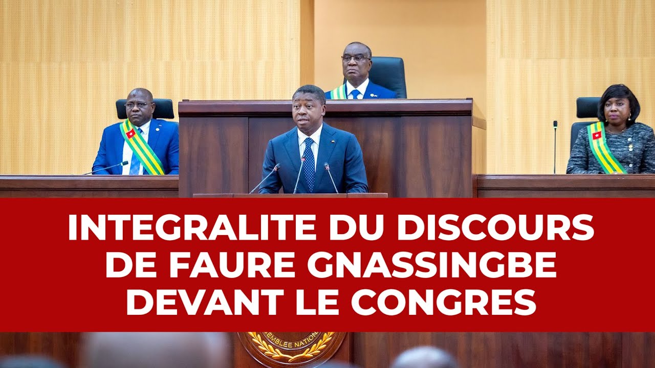 Intégralité du discours de Faure Gnassingbe devant le congrès  -ECHO DU TOGO -