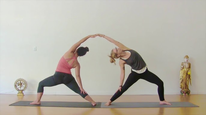 PARTNER YOGA POSES - Standing Stretches & Toning Workouts 