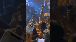 Vilen jumping in the crowd during live performance. #crazy #crowdsurfing #liveperformance