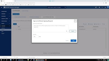 ONTAP 9.10.1 - CA - Case 3 - Sign a Local Certificate Authority Certificate