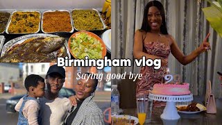 VLOG: BIRTHDAY DINNER | PACKING UP AND LEAVING | SAYING GOODBYE