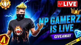 FREE FIRE LIVE 🔴 | Battle Royale + Giveaway 💎 | Custom Room Join Fast