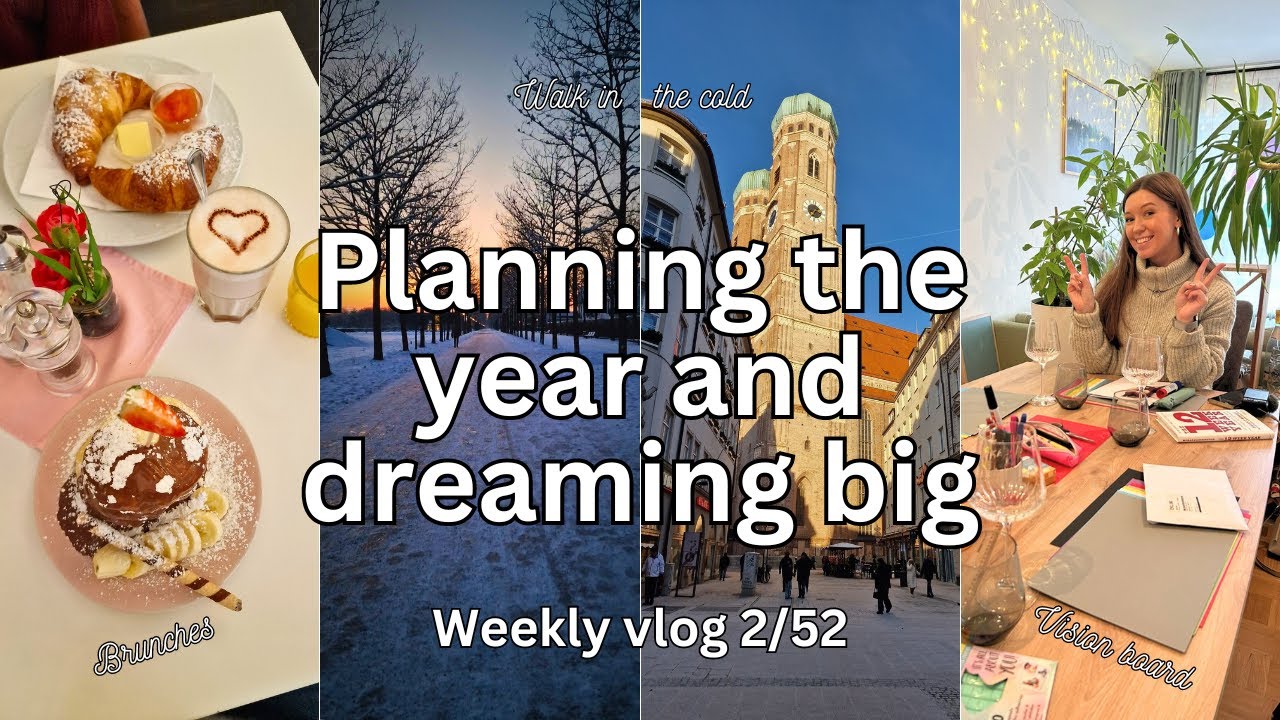 Munich Vlog: Vision Board, Brunch & City Walk // Week 2/52 | Margarita Mundina