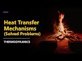 Heat Transfer Mechanisms (Solved Problems)