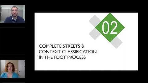 FDOT District 5 Speed Context Classification Webinar