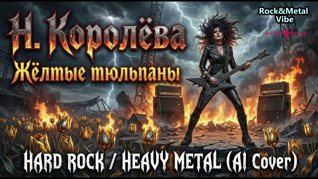 🎸 Наташа Королёва – Жёлтые тюльпаны (AI Cover) | HEAVY METAL VERSION