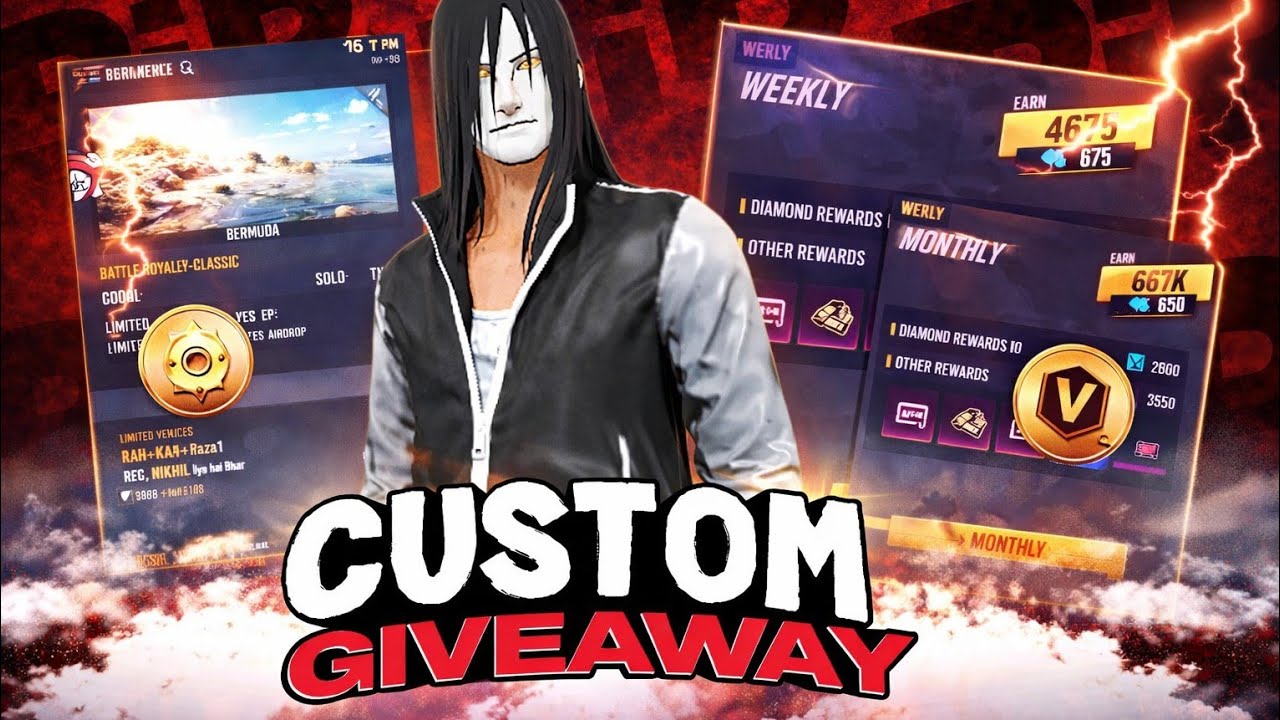 VISHAL IS  LIVE 💫 CASTAM GIWAVAY MATCH ❤️ CS BR RANK PUSH 🔥🔥☠️