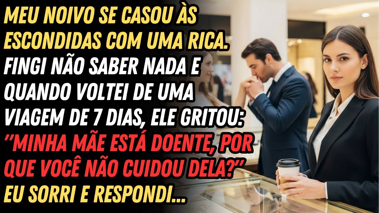 Meu Noivo se Casou às Escondidas com a Rica - Então Eu Fingi Não Saber Nada e Fiz Algo Que Ele...