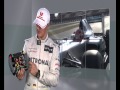 Michael explains the Steering Wheel of the W03 (English)