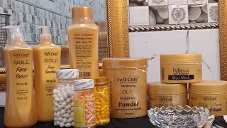 Gold skin polish | By hoorain salon | soft cure products #skinpolish #youtube #tutorial #skincare screenshot 1