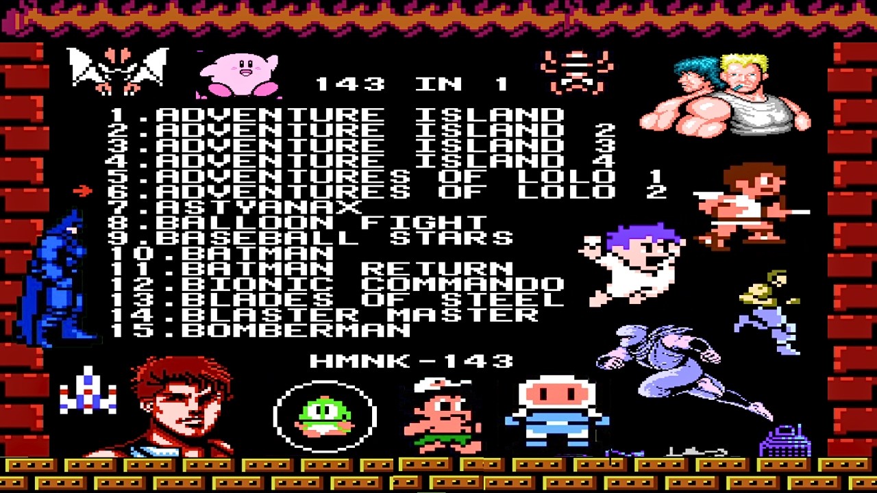 143 Classic NES Games : Old School Gaming Nostalgia - YouTube