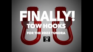 FINALLY! Tow Hooks & More Available For The 2022 Toyota Tundra!