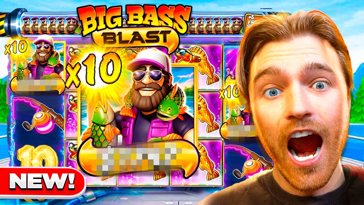 I WON ,000 ON THE NEW BIG BASS BLAST (HUGE)