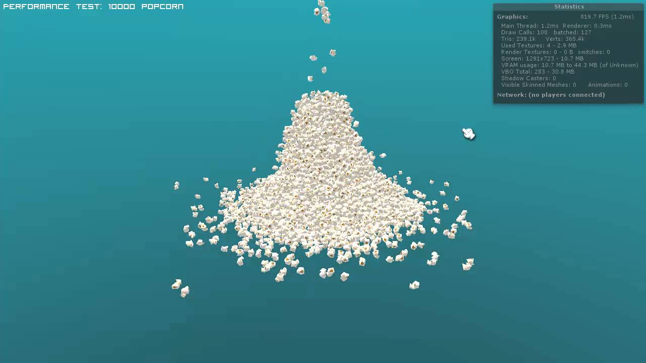 camera iphone 8 plus apk Unity3D Popcorn popper performance test