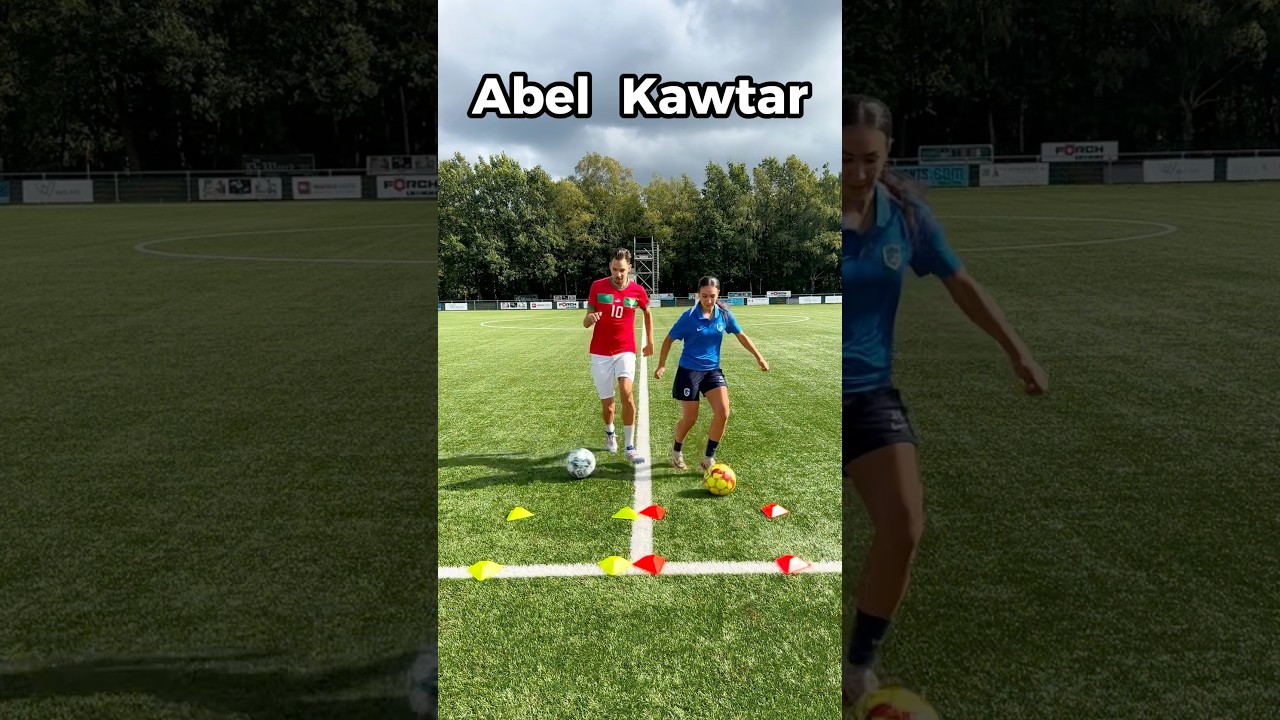 SPEED DRIBBLING CHALLENGE VS PRO WOMEN PLAYER!😨