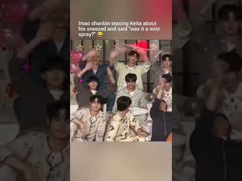 keita sneezing during