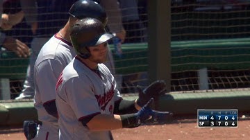 MIN@SF: Grossman puts Twins ahead with two-run single