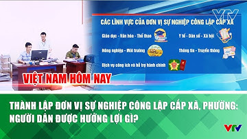 Thành lập đơn vị sự nghiệp công lập cấp xã, phường: Người dân được hưởng lợi gì? I Vấn đề hôm nay