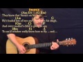 The Christmas Song (Christmas) Strum Guitar Cover Lesson in D with Chords/Lyrics