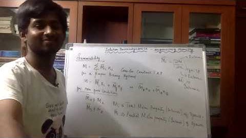 introduction to partial molar properties- part 1- solution thermodynamics