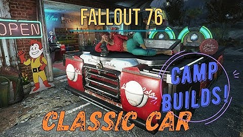 Fallout 76 Camp Build - Classic Car - Adventure mode